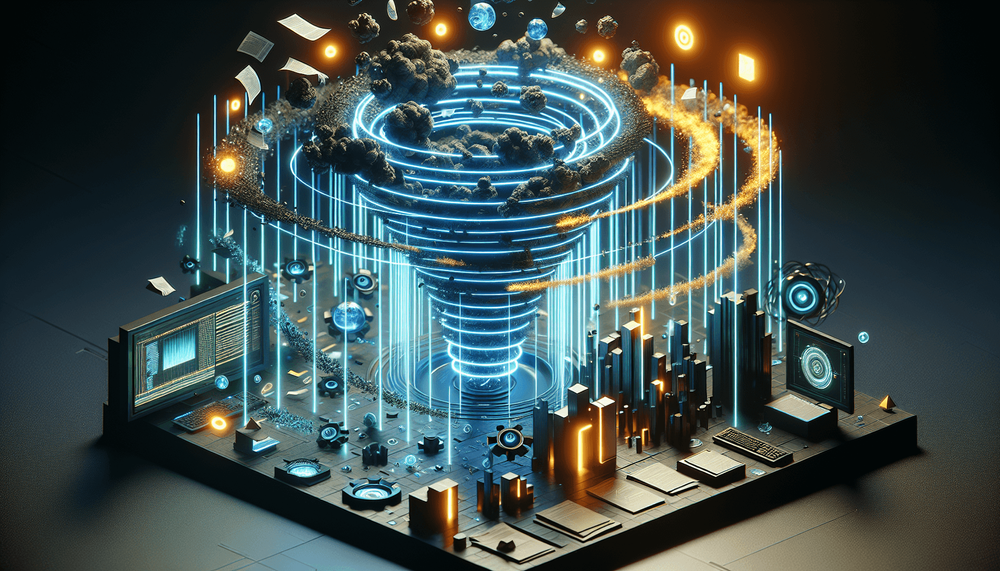 Founder using business automation tools on a laptop to scale their coffee shop operations