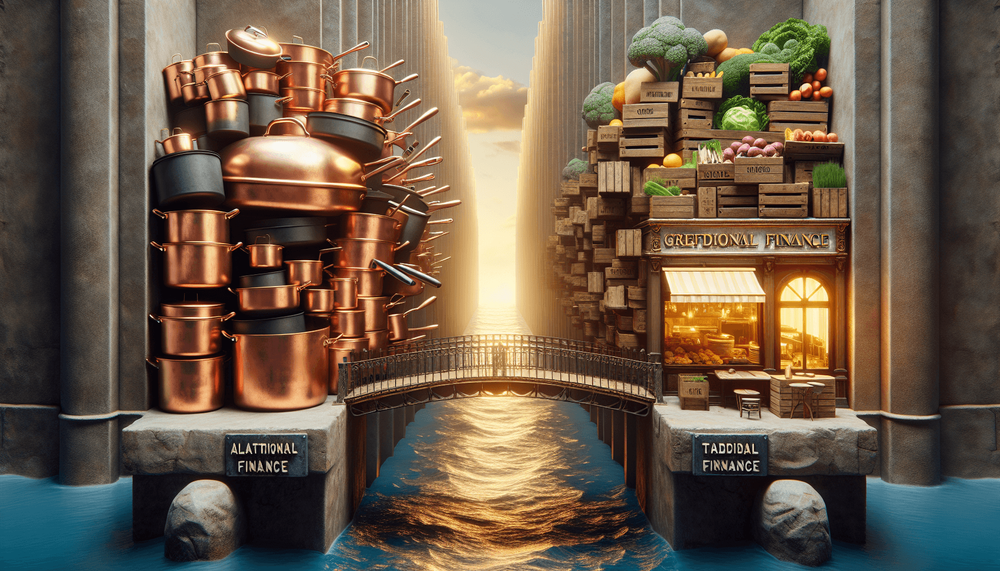 A chef presenting a business plan to a group of private investors in a modern cafe setting